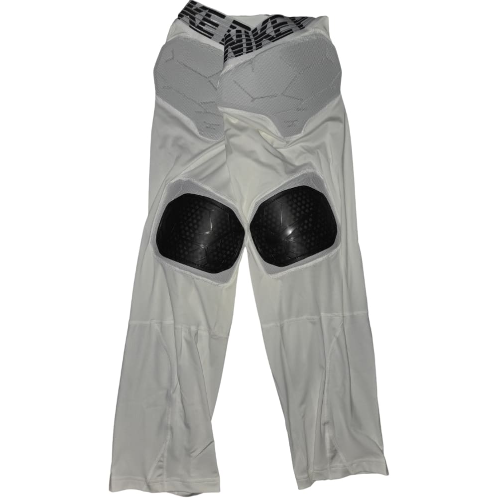 Playmaker Base: American Football Schutz Nike Pro Hyperstrong Padded Compression Pants 5-Pocket Hose Weiß Produktbild 1